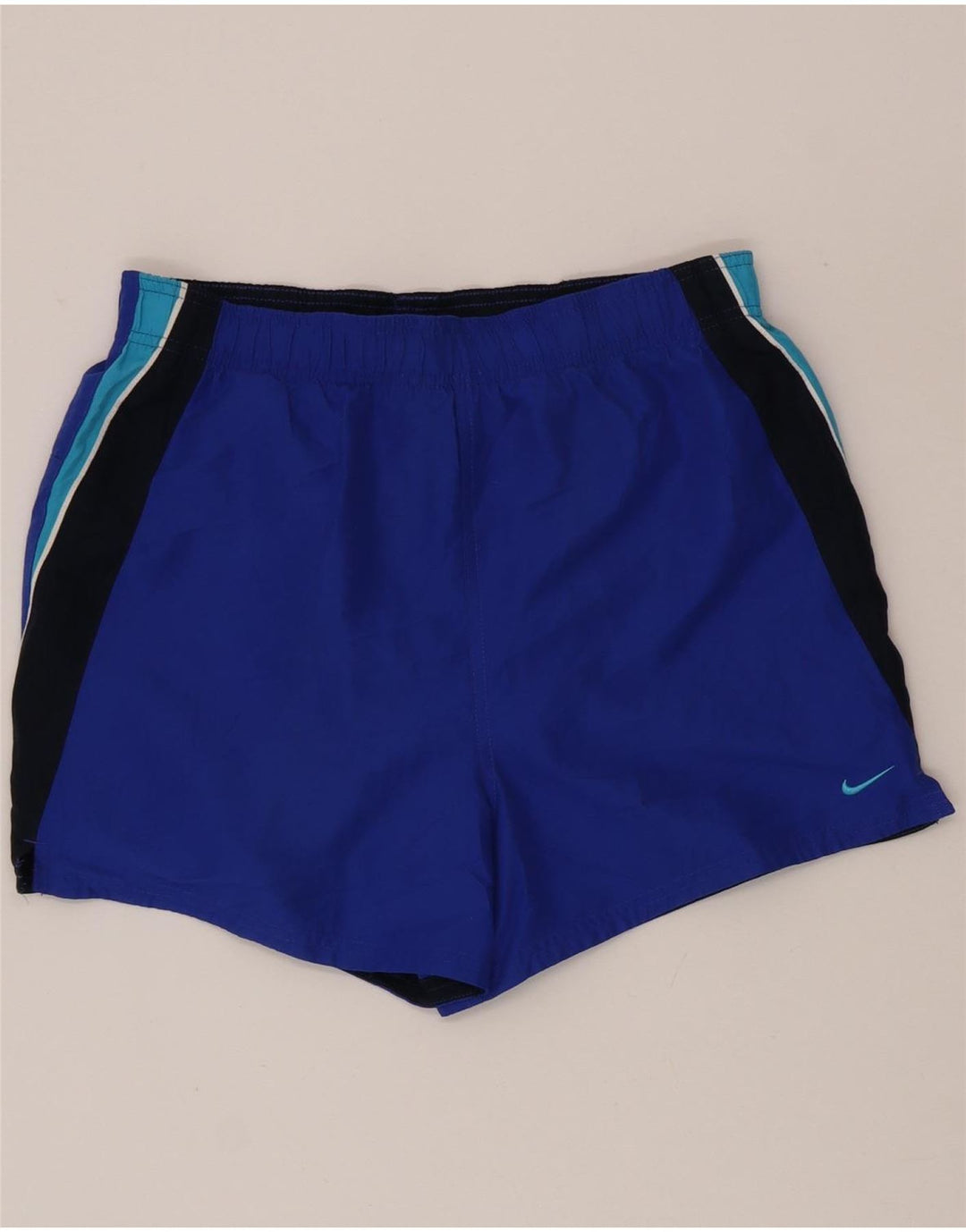 Nike Herren-Sportshorts aus mittelblauem Colourblock-Polyester