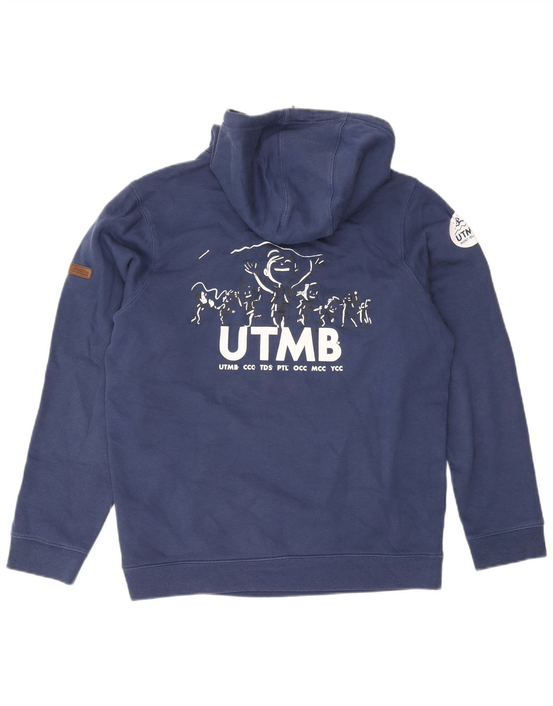 Columbia Herren-Kapuzenpullover mit Grafik, mittelmarineblaue Baumwolle