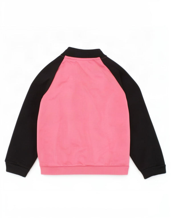 Adidas Baby-Mädchen-Trainingsanzug-Top-Jacke, 12–18 Monate, rosa Farbblock