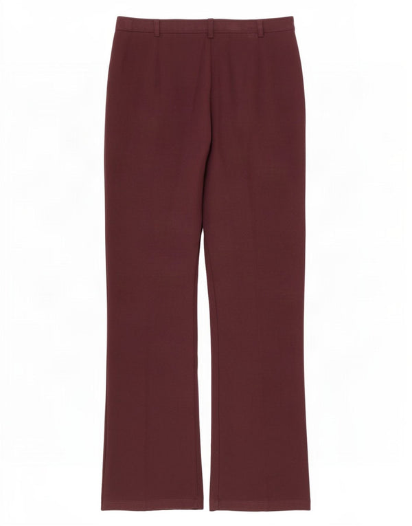 Marks & Spencer Damen gerade Anzughose UK 14 Medium W30 L27 Burgund