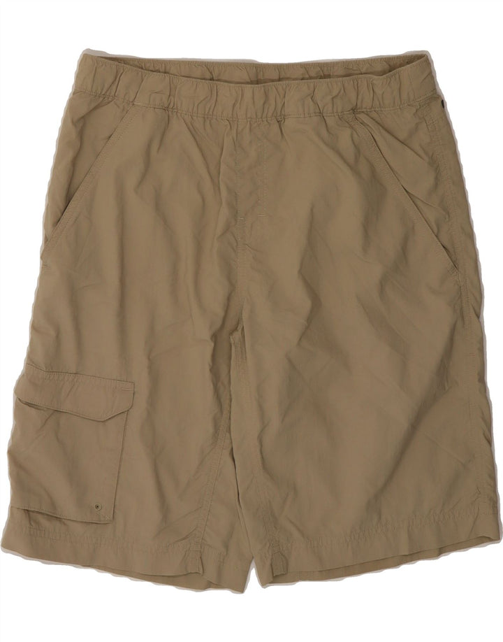 COLUMBIA Boys Cargo Shorts 15-16 Years XL Beige Nylon Vintage Columbia and Second-Hand Columbia from Messina Hembry 