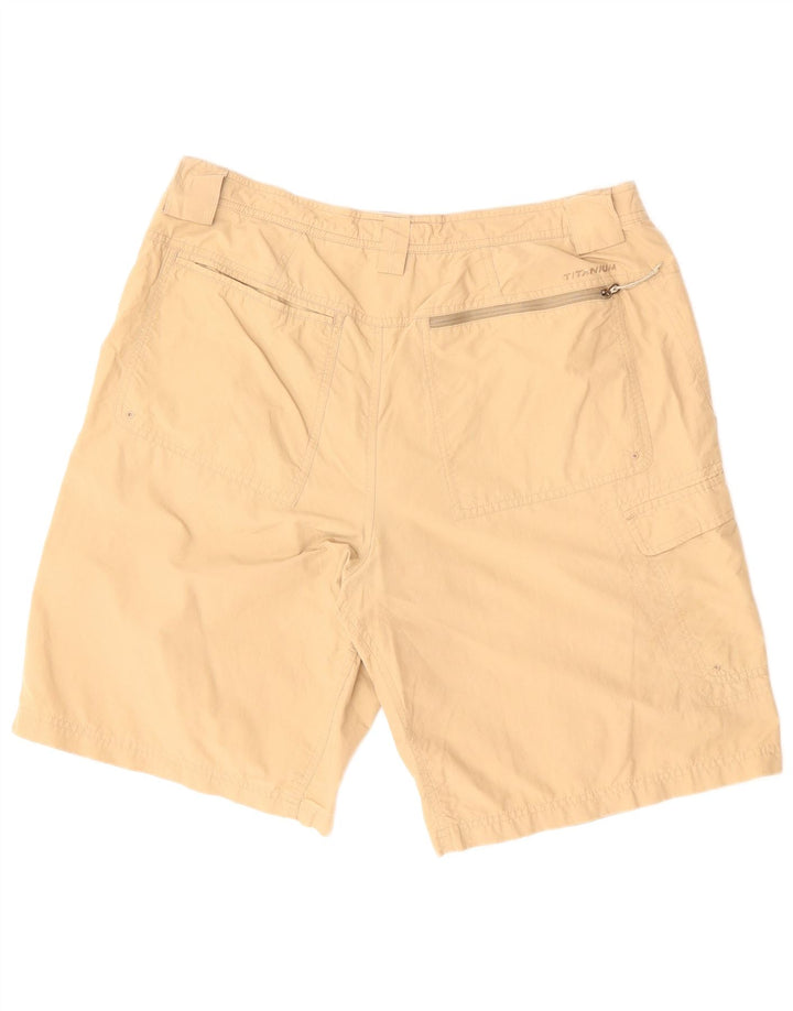 COLUMBIA Herren Cargo-Shorts W36 Large Beige Nylon