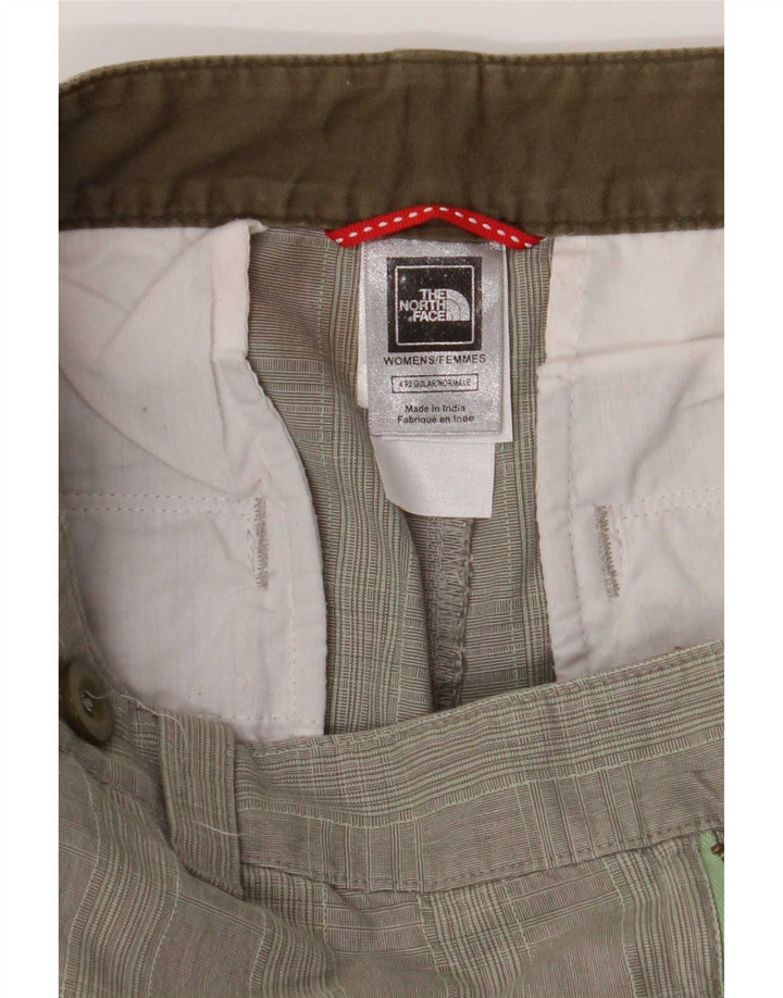 The North Face Damen-Chinoshorts mit normaler Passform, US 4, S, W30, grün kariert