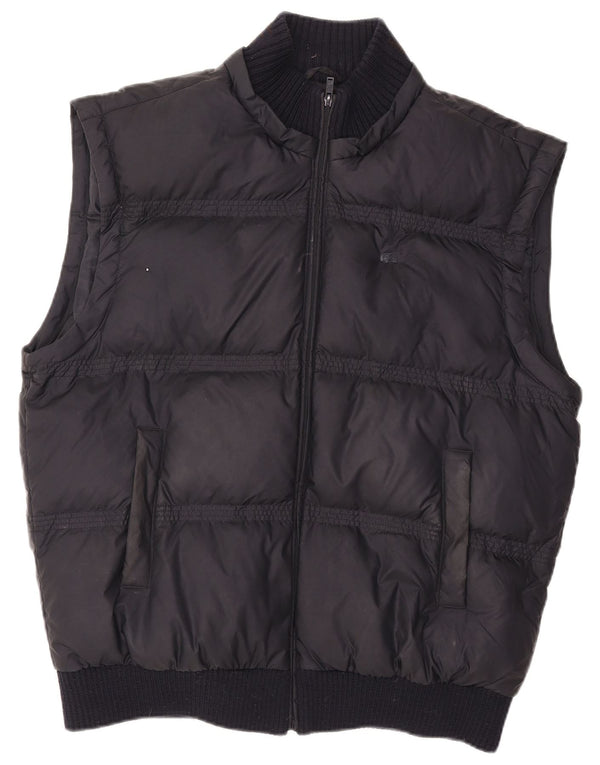 Lacoste Herren Wattierte Weste IT 58 3XL Marineblaues Polyester