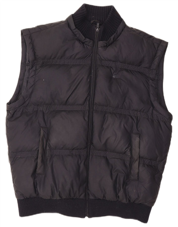 Lacoste Herren Wattierte Weste IT 58 3XL Marineblaues Polyester