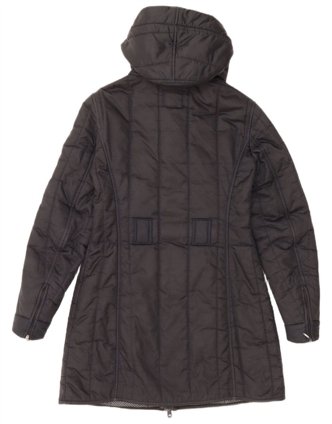 REFRIGIWEAR Wattierter Damenmantel mit Kapuze, UK 14, mittelblau, Polyamid