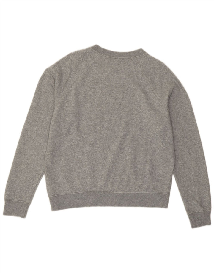 Nike Herren-Sweatshirt mit Grafik, mittelgrau gefleckte Baumwolle