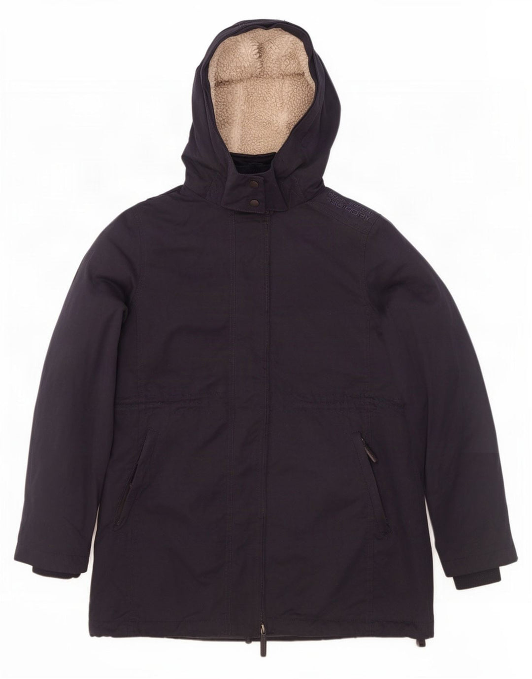 Superdry Herren-Parka mit Kapuze, groß, UK 42, XL, Marineblau, Polyester