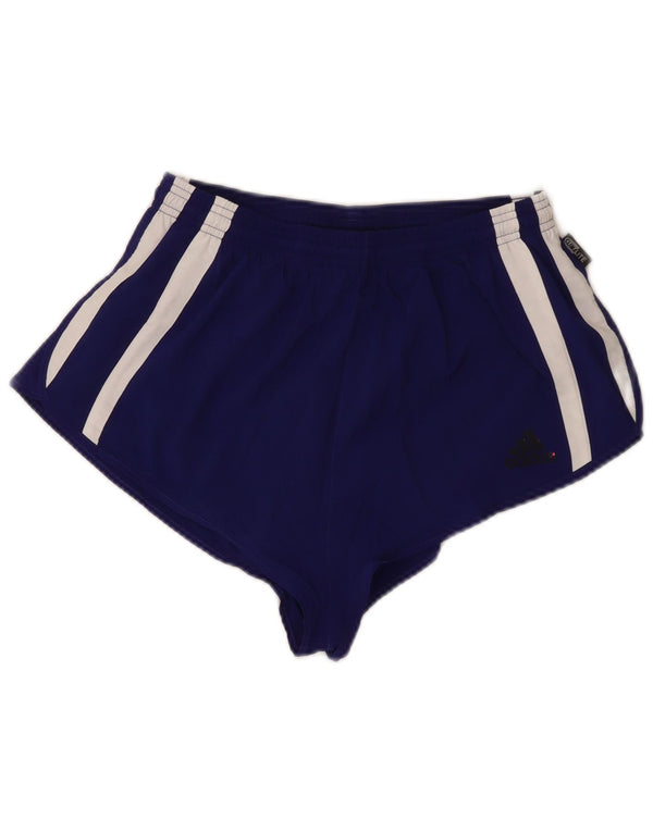 Adidas Damen Climalite Sport Shorts UK 12 Mittellila Farbblock