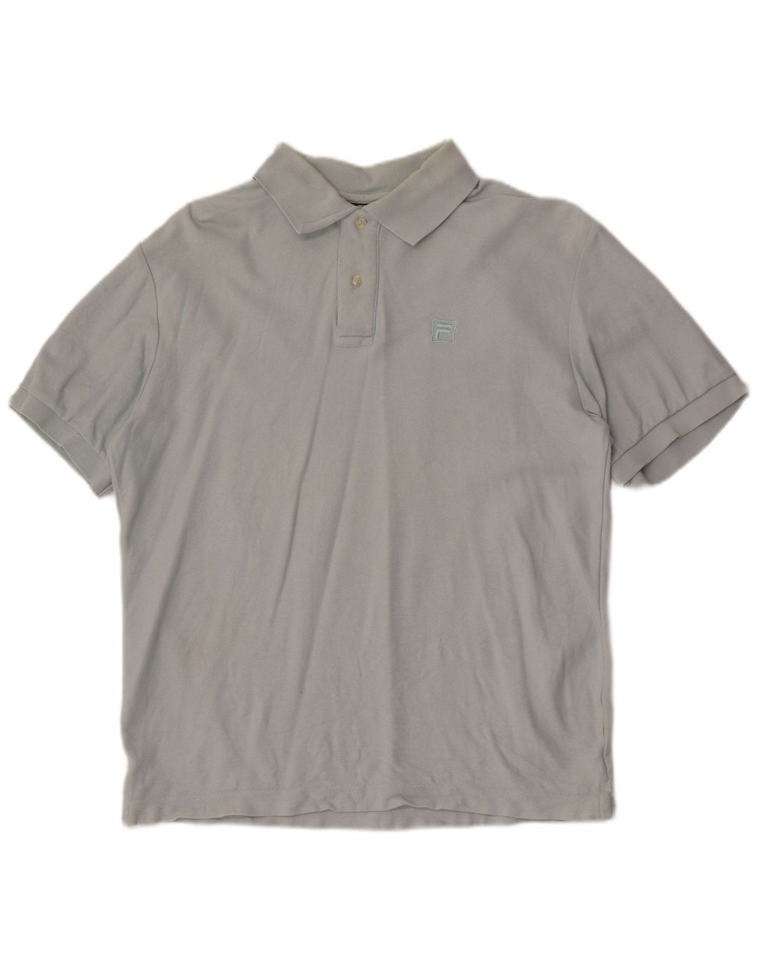 Fila Herren-Poloshirt, große graue Baumwolle