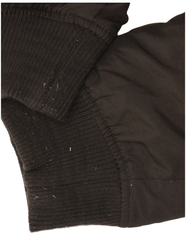 Bear Herren Kapuzenjacke, wendbar, wattiert, UK 40, Größe L, Grau, Polyamid
