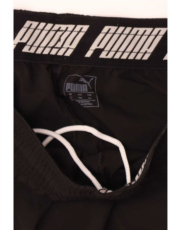 Puma Herren Graphic Sport Shorts 2XL Schwarz Polyester