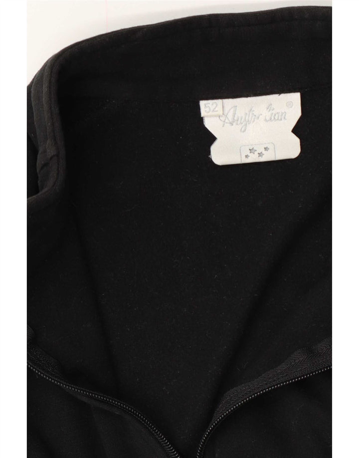 AUSTRALIAN L'ALPINA Damen-Trainingsanzug-Top-Jacke IT 52 2XL Schwarz