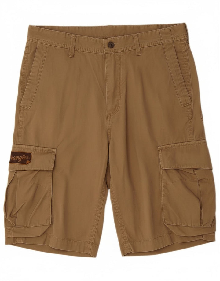 Wrangler Herren Cargoshorts W34 Große braune Baumwolle