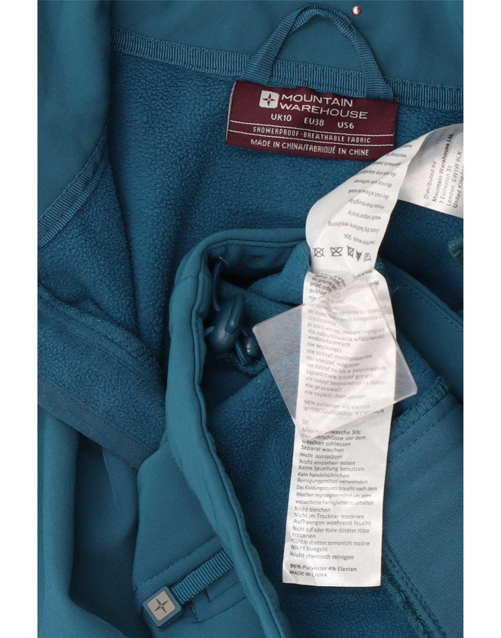 Mountain Warehouse Damen-Trainingsanzugoberteil, UK-Größe 10, Größe S, Blau, Polyester