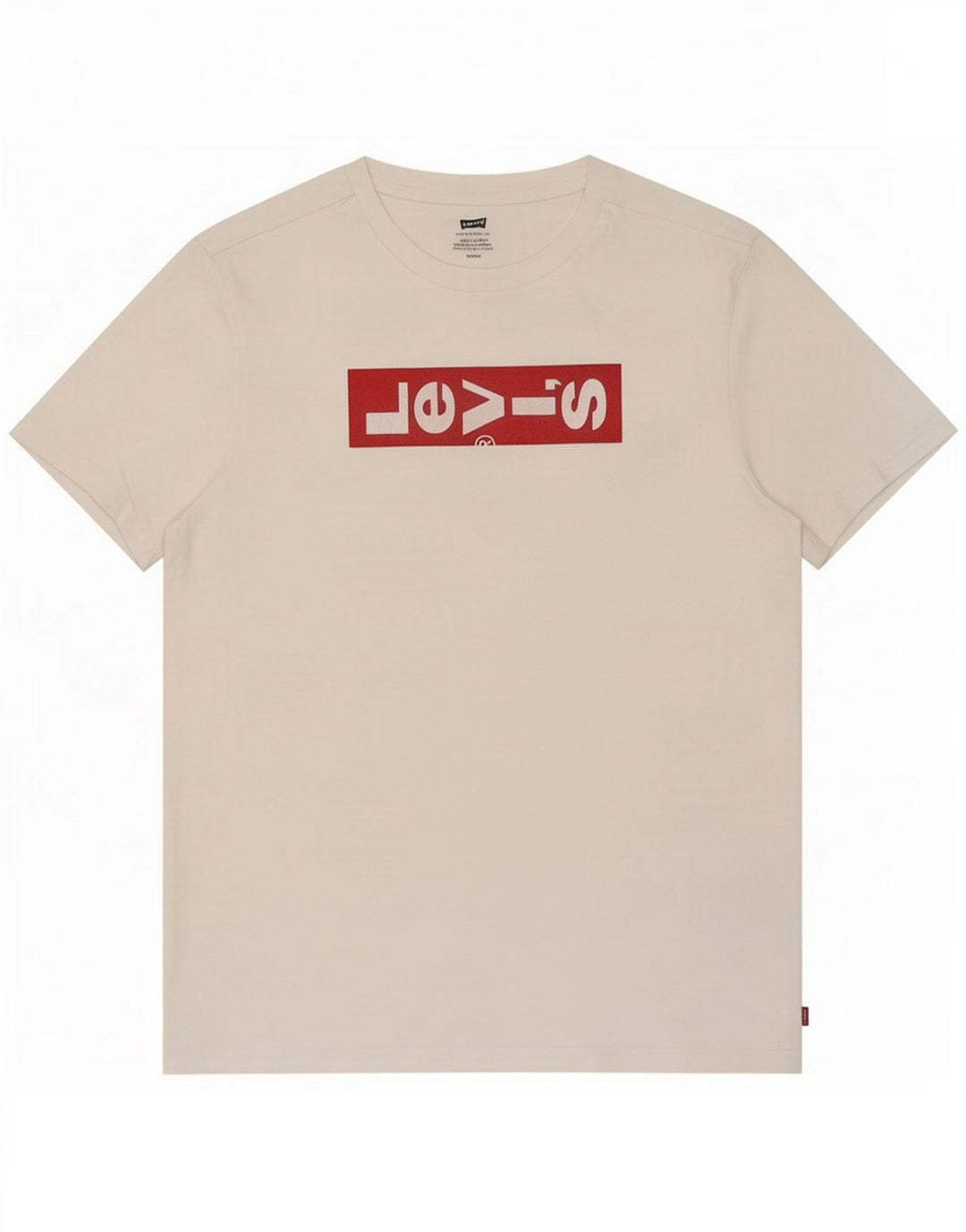 Levi's Herren-T-Shirt mit Grafik, Größe S, weiße Baumwolle