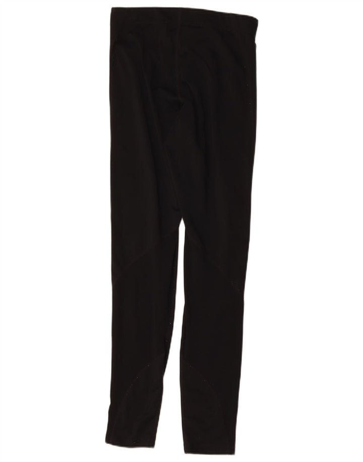 Nike Womens Graphic Leggings UK 12 Mittelschwarze Baumwolle