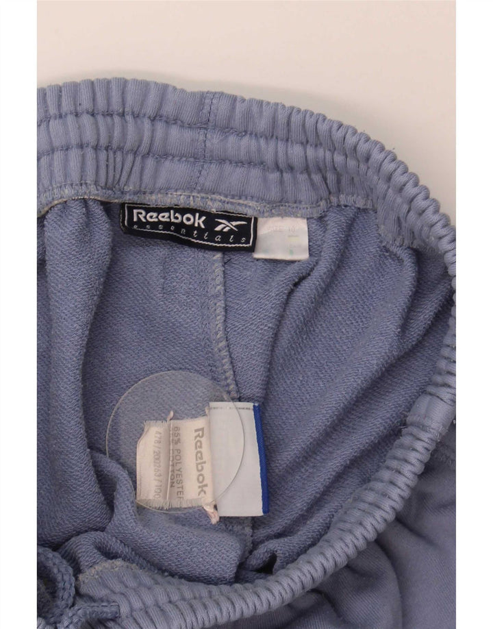 Reebok Damen Sportshorts UK 10 Small Blau Polyester
