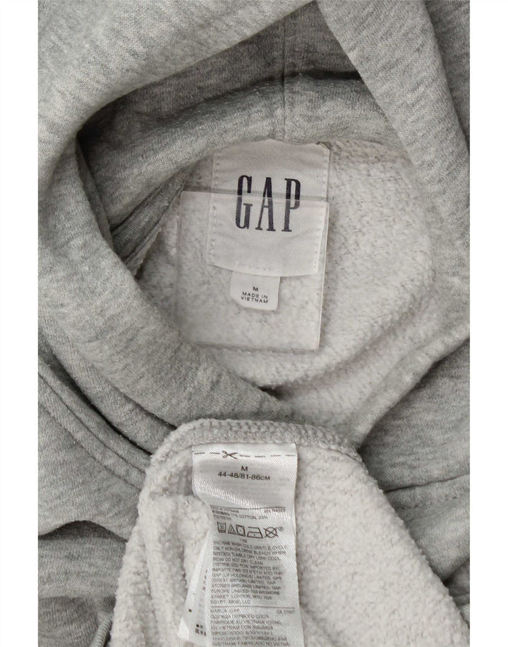 Gap Herren-Kapuzenpullover aus mittelgrau gesprenkelter Baumwolle