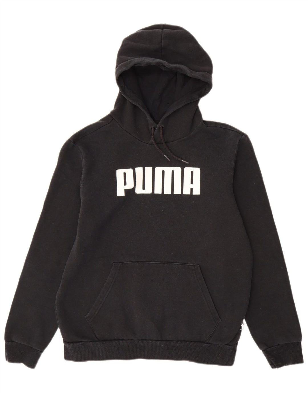PUMA Herren Graphic Hoodie Pullover Small Schwarz Baumwolle