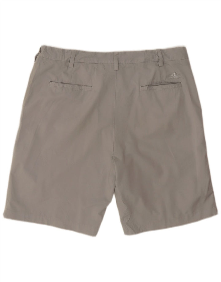 Adidas Herren Chino Shorts W38 XL Grau Polyester