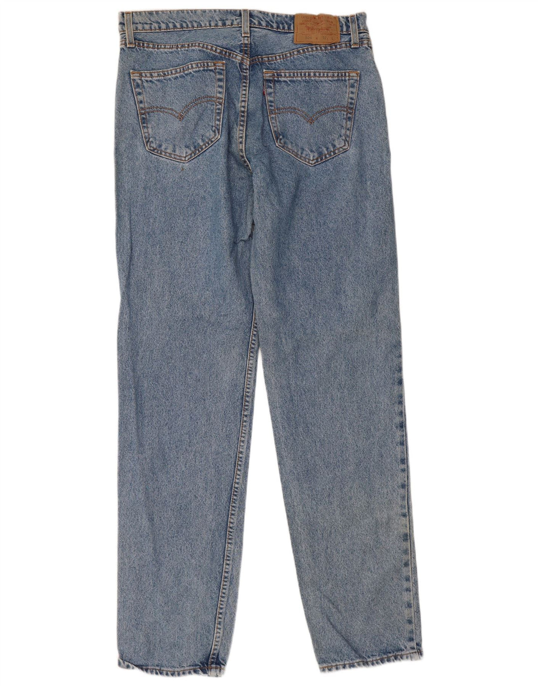 Levi's Herren 504 Straight Jeans W36 L34 Blaue Baumwolle