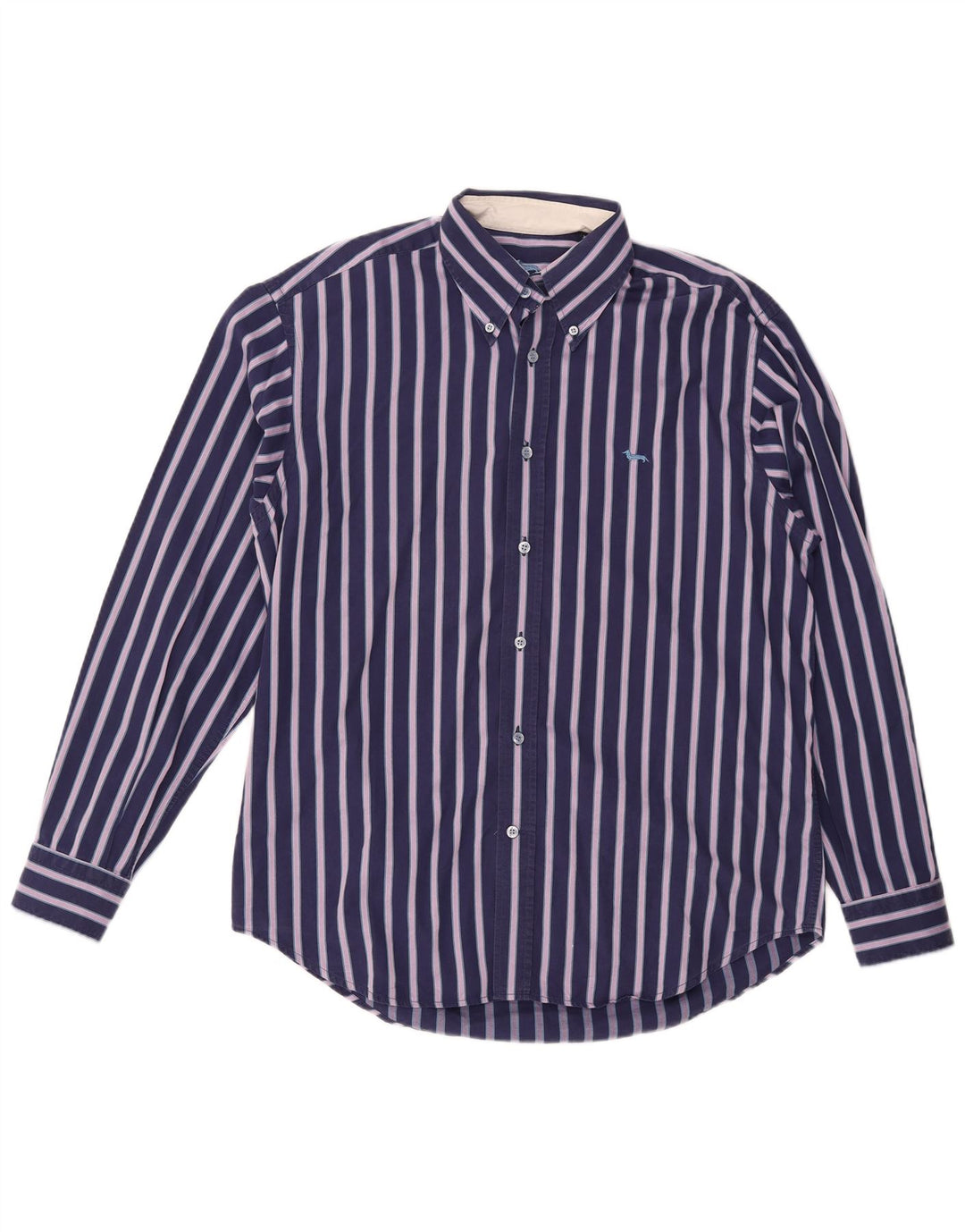 Harmont & Blaine Herrenhemd XL Marineblau gestreift