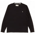 Penguin Herren-Top, langärmelig, Größe S, Schwarz, Baumwolle