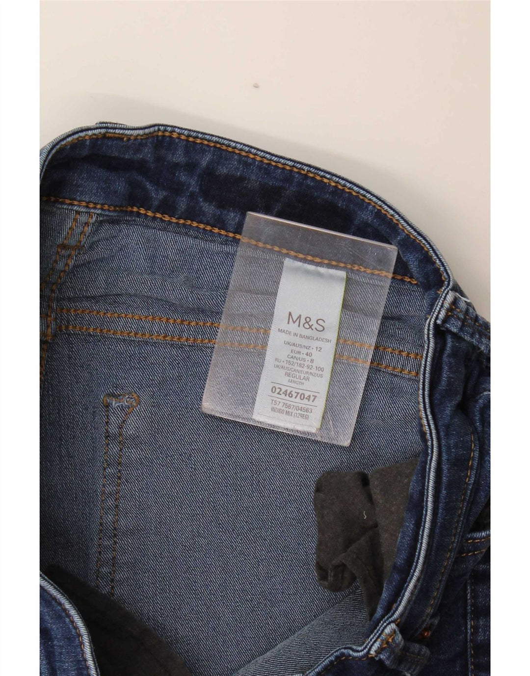Marks & Spencer Damen Rose Bootcut Jeans UK 12 Medium W32 L29 Blaue Baumwolle