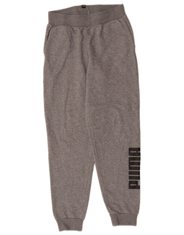Puma Jungen Graphic Trainingshose Jogger 13–14 Jahre grau meliert
