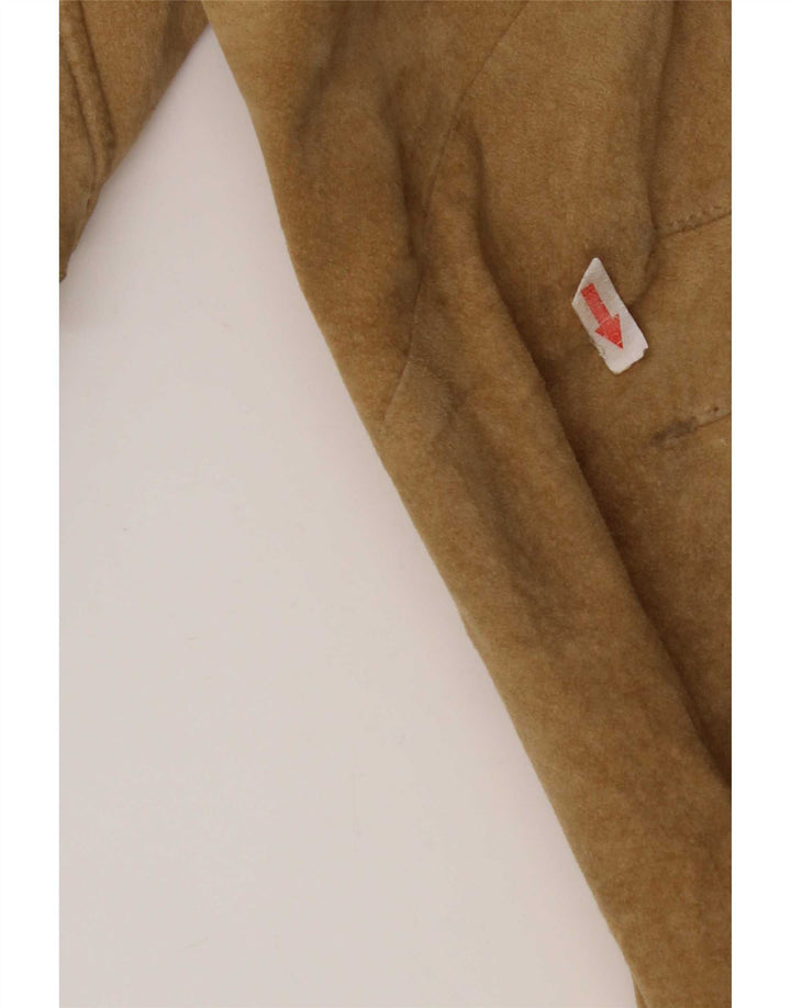 Conbipel Herren Wildleder Bomberjacke IT 56 2XL Beige Leder