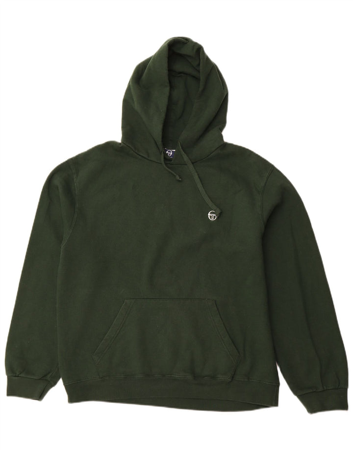 SERGIO TACCHINI Herren Kapuzenpullover Große grüne Baumwolle