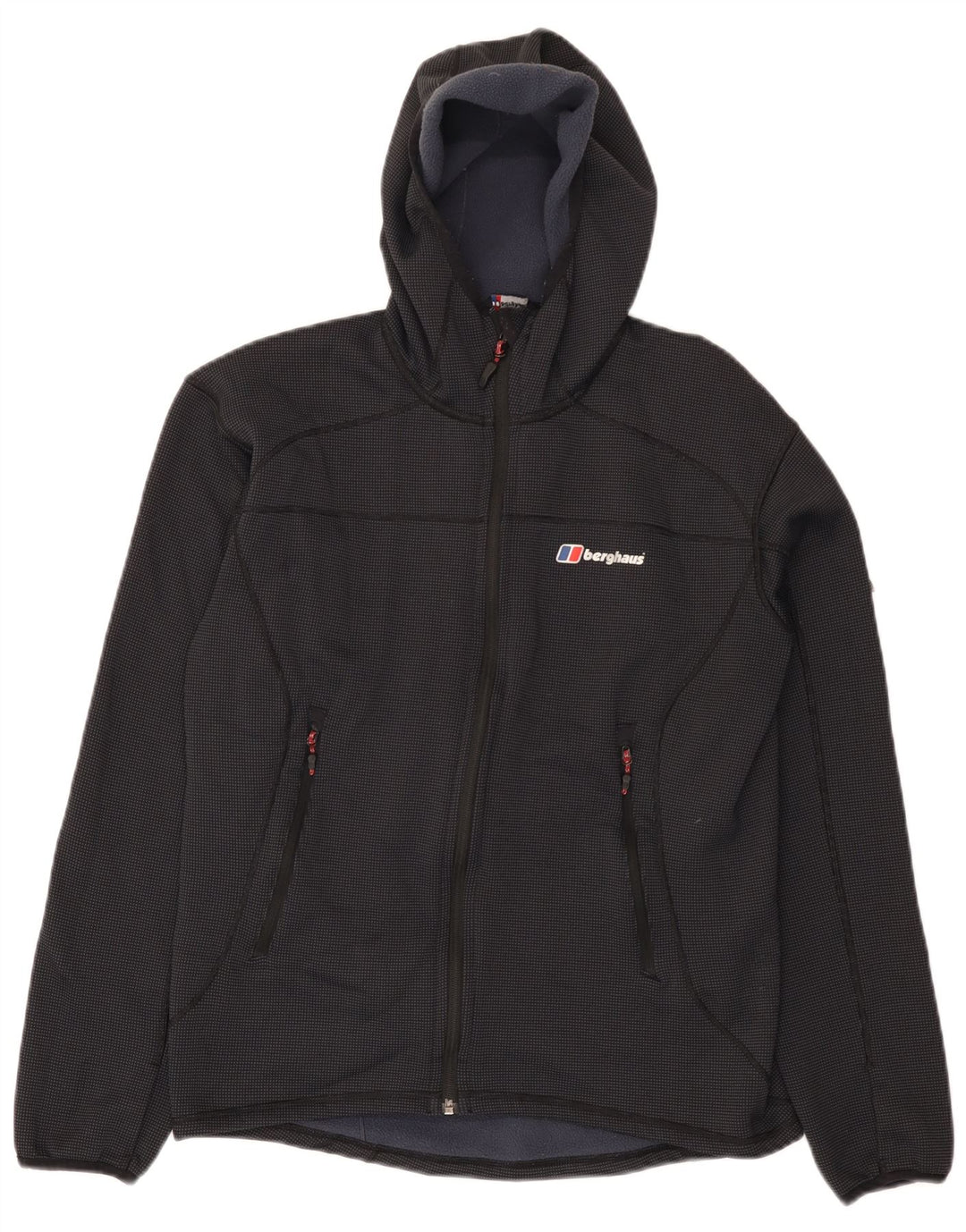 Berghaus Herren-Windbreakerjacke mit Kapuze, UK 38, mittelmarineblau, Polyester