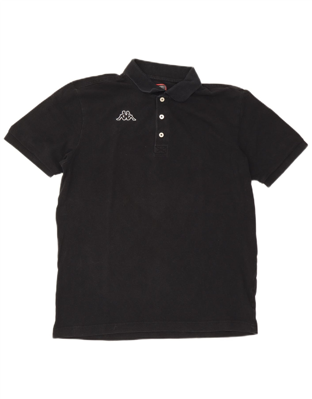 Kappa Herren Poloshirt XL Schwarz Baumwolle