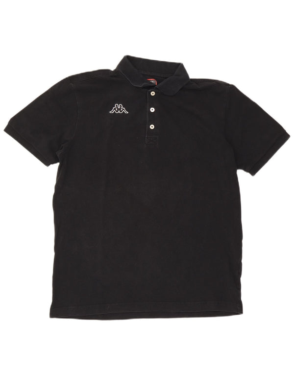 Kappa Herren Poloshirt XL Schwarz Baumwolle