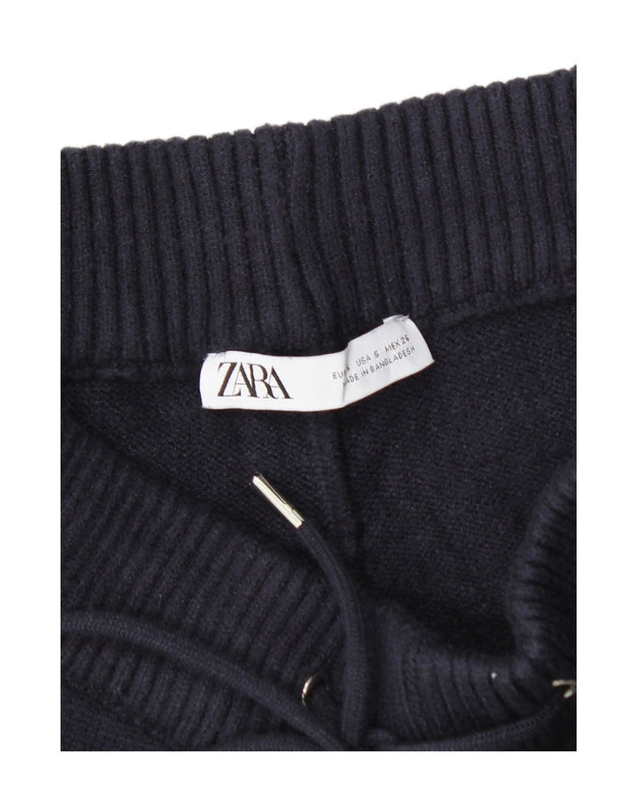 Zara Damen-Trainingshose, Jogginghose, Gr. 8, Marineblau