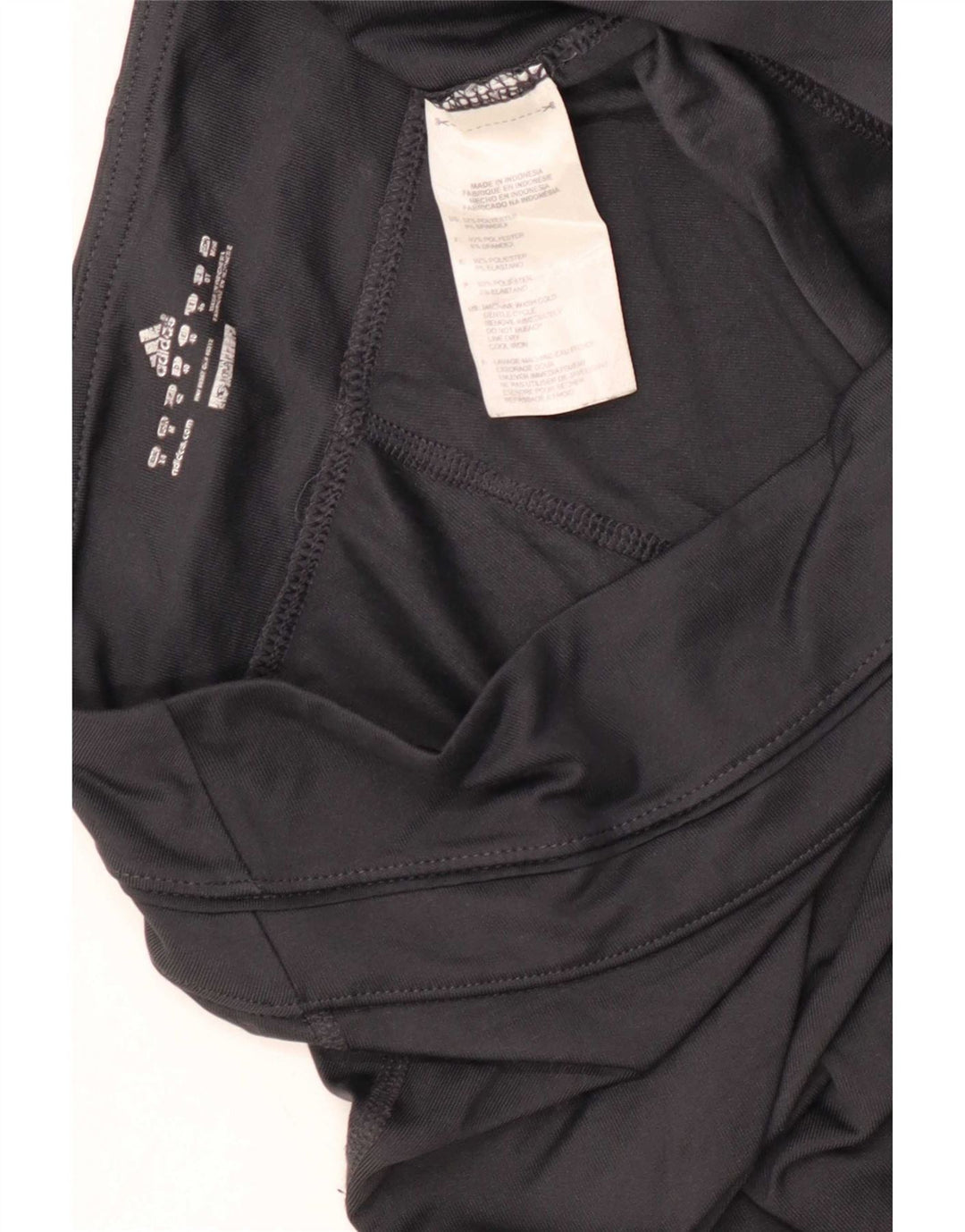 Adidas Damen Climalite Leggings UK 14 Mittelgraues Polyester