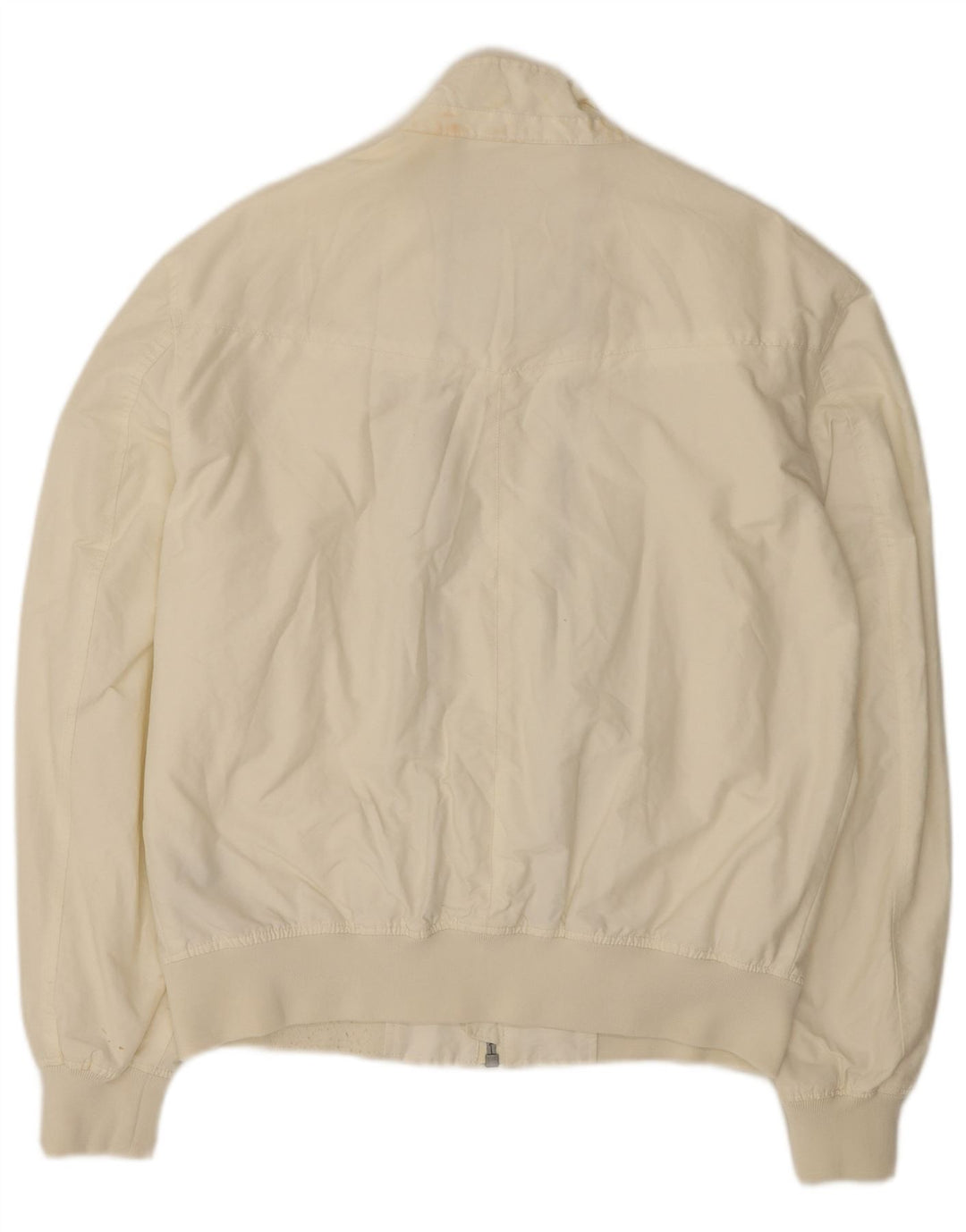 REFRIGUE Herren Bomberjacke UK 44 2XL Off White Baumwolle