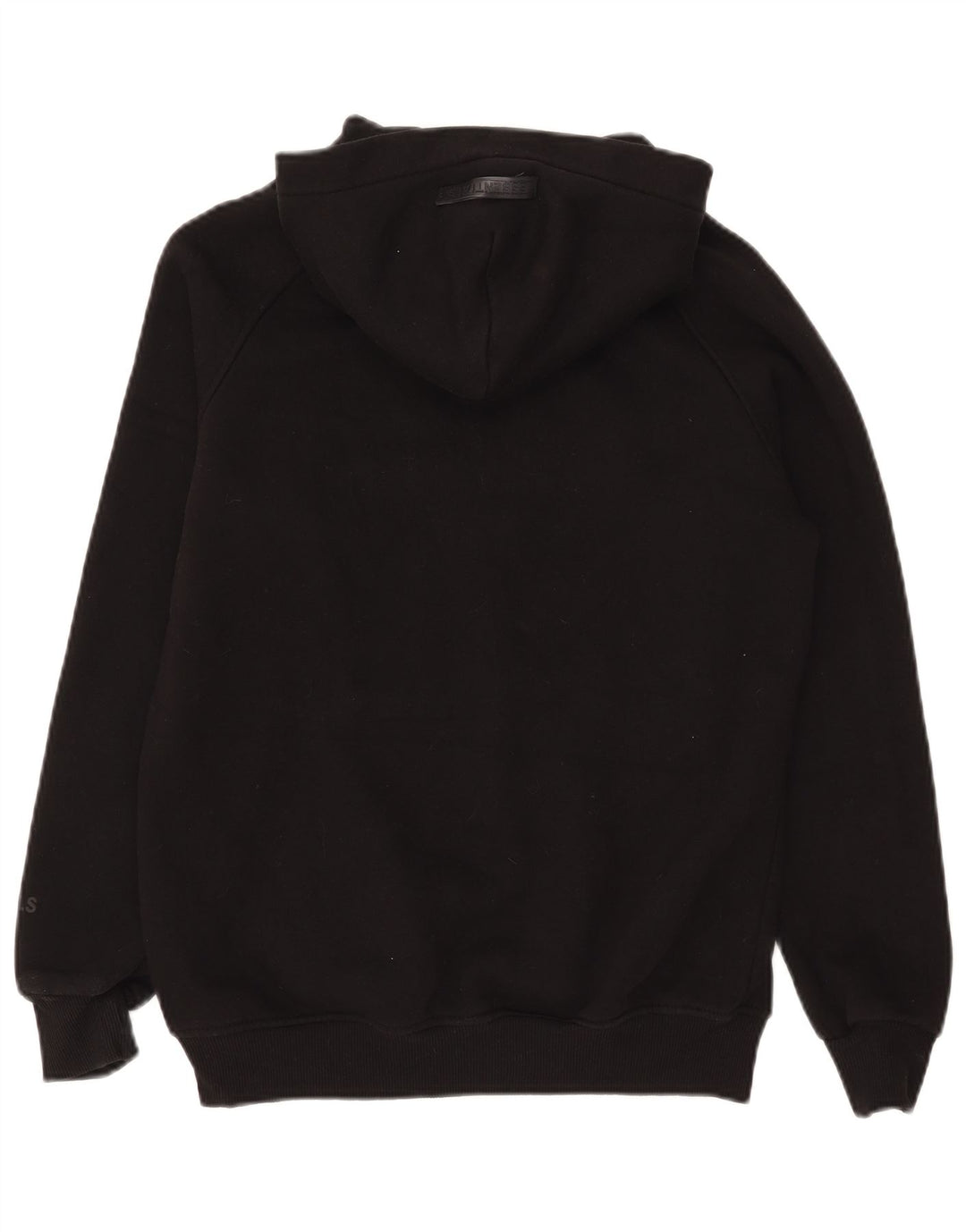 Essential Herren-Kapuzenpullover mit Grafik, mittelschwarz, Baumwolle