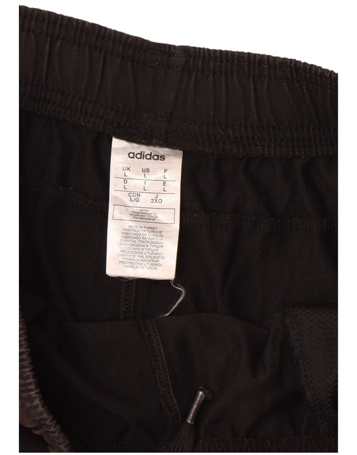 ADIDAS Herren Sportshorts Große schwarze Baumwolle