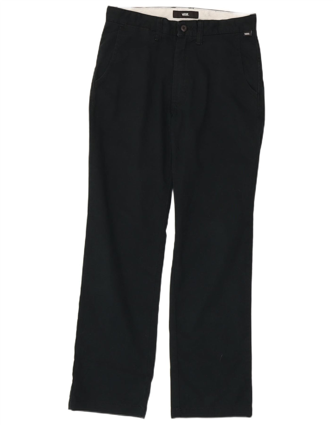 Vans Herren Straight Chino Hose W28 L30 Schwarz Polyester