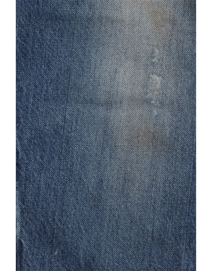 UNIFORM Herren Distressed Loose Jeans W30 L30 Blau