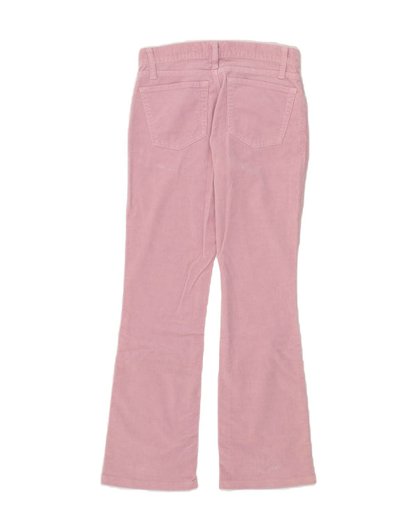 SISLEY Womens Bootcut Corduroy Trousers EU 38 Medium W27 L27 Pink Cotton