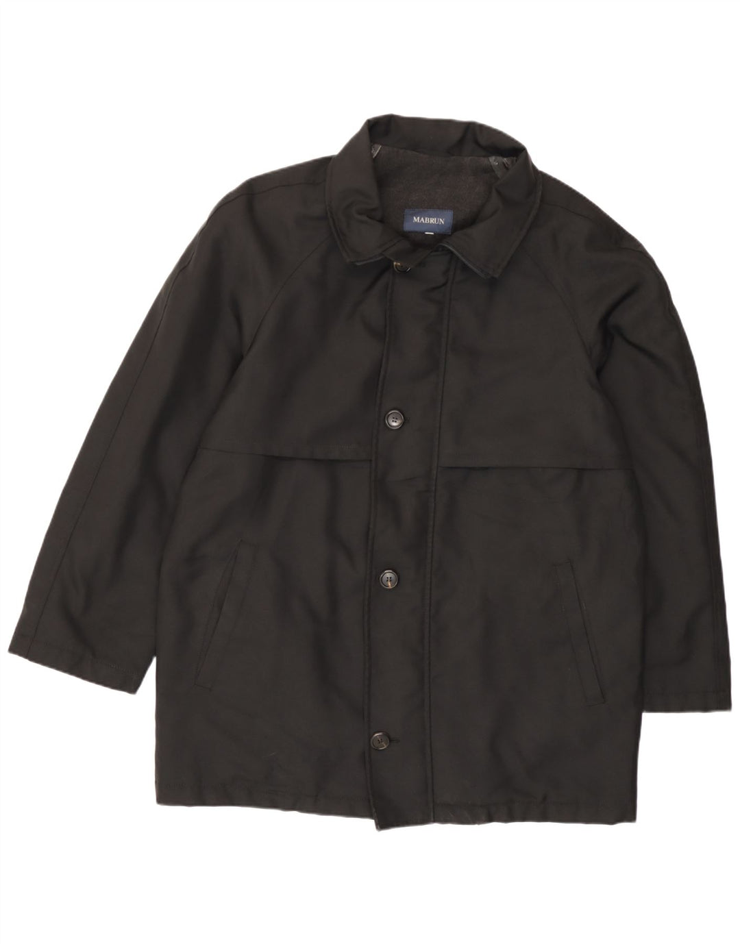 Mabrun Herren Windjacke UK 40 Large Schwarz Polyamid