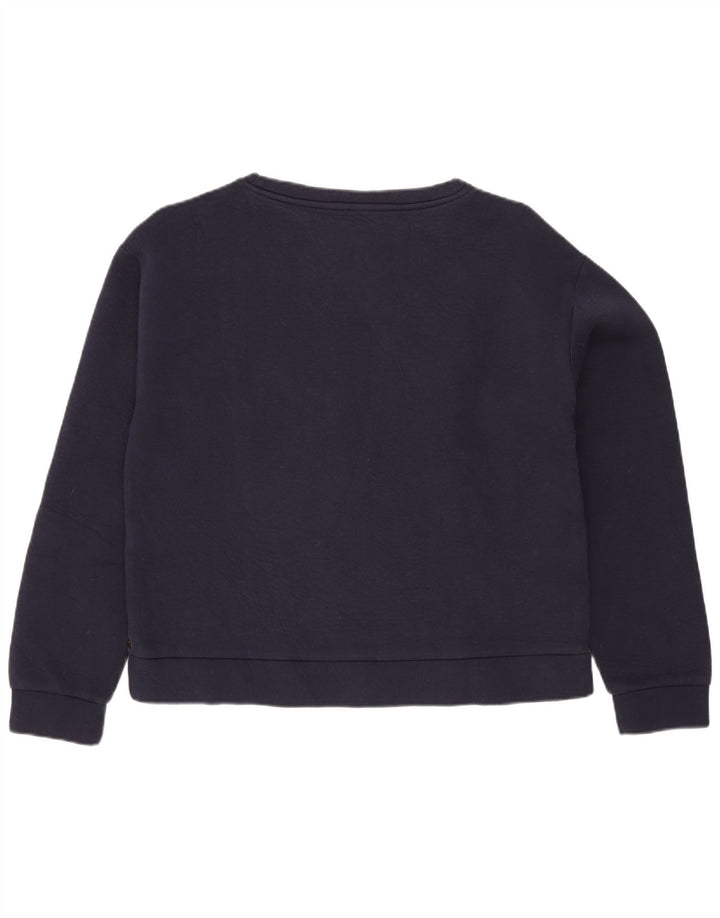 NORTH SAILS Damen Sweatshirt Pullover UK 10 Small Marineblau Baumwolle