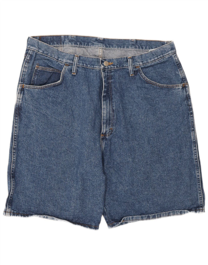 Wrangler Herren Jeansshorts W38 XL Blaue Baumwolle