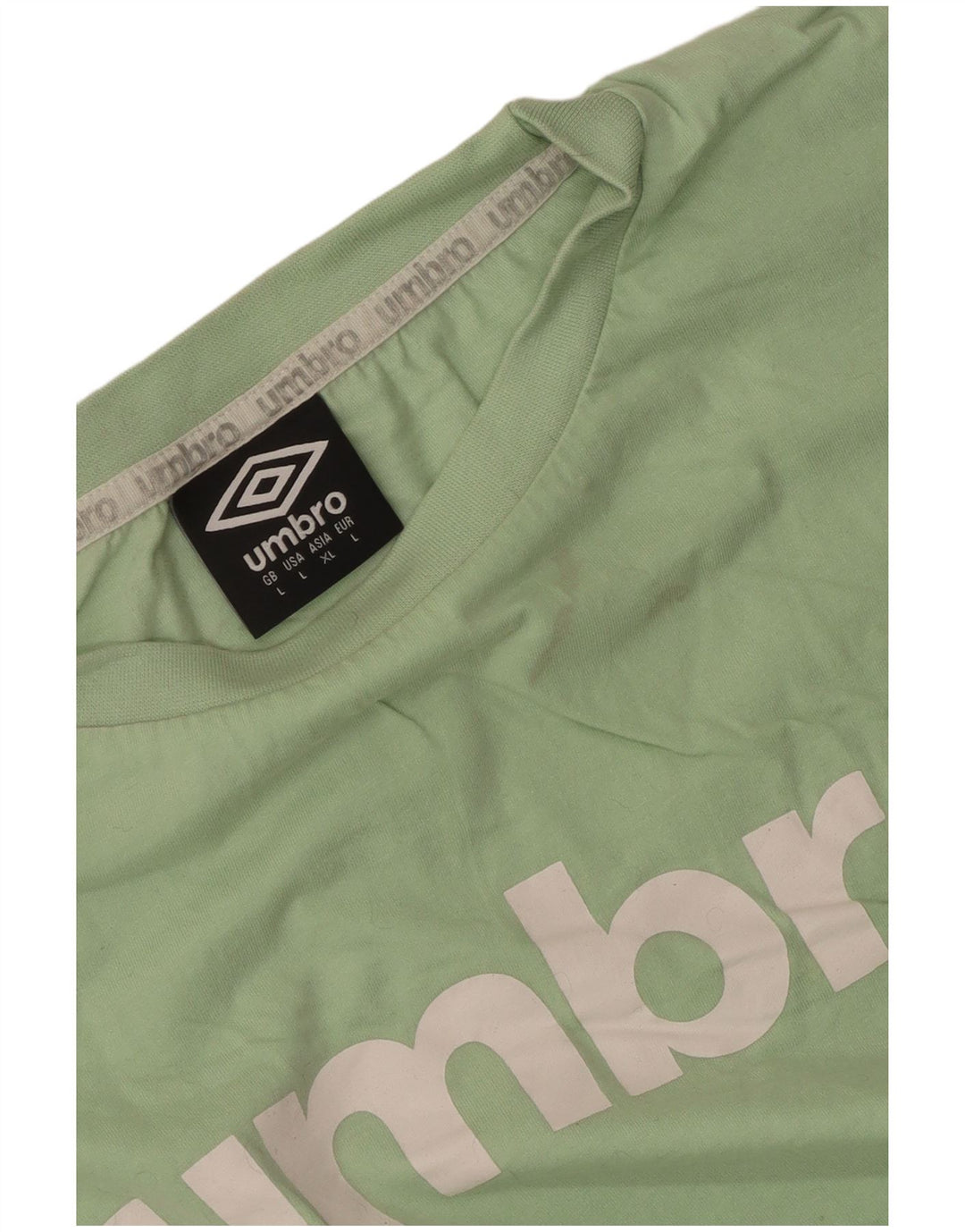 Umbro Damen Crop Graphic Vest Top UK 14 Large Grün