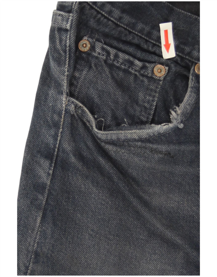 Levi's Herren 501 Straight Jeans W32 L28 Blaue Baumwolle