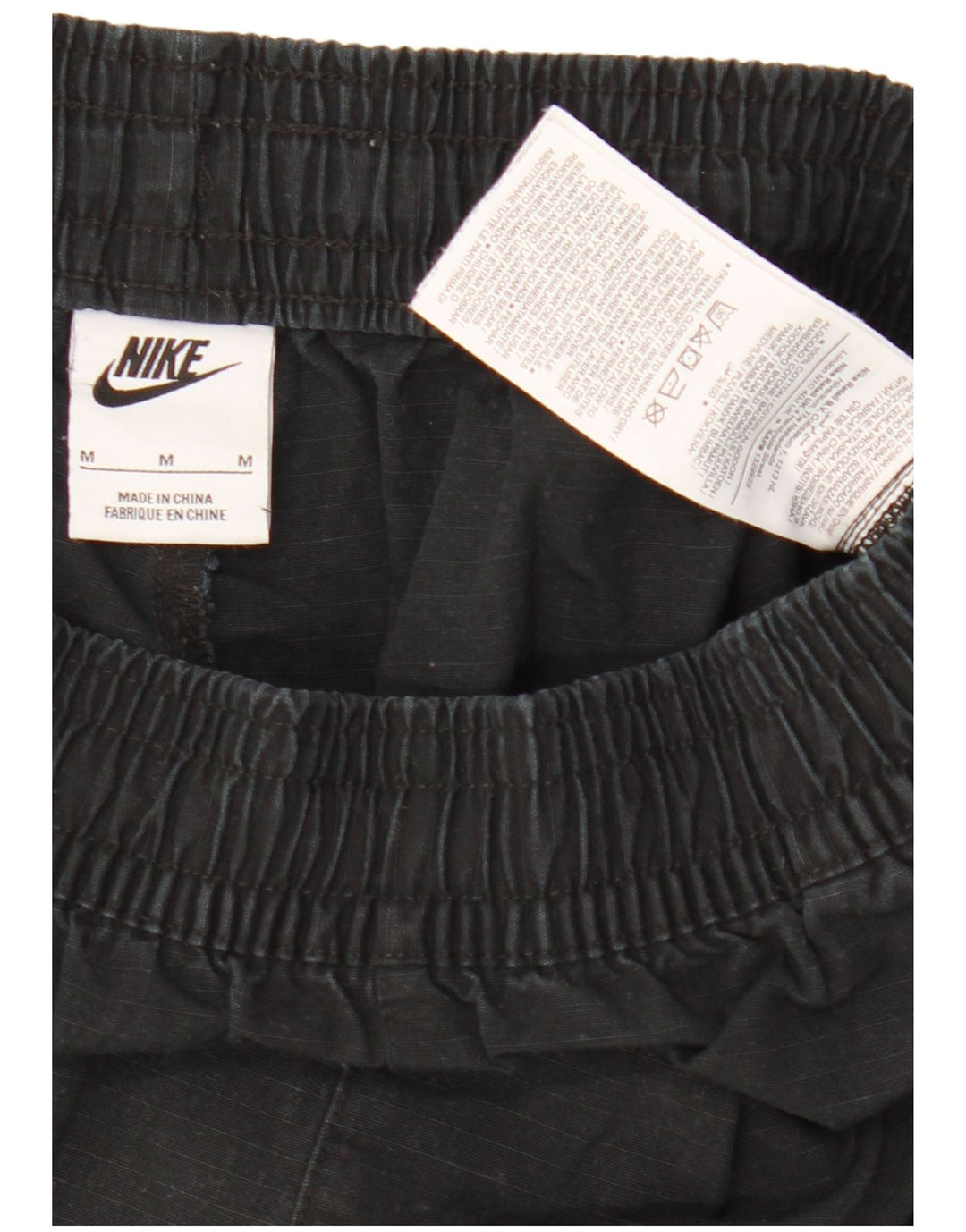 Nike Herren Cargo Shorts Medium W30 Schwarz Baumwolle