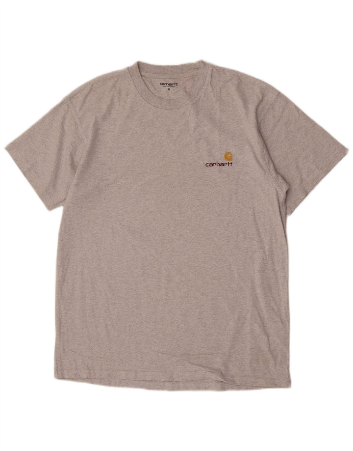 Carhartt Herren T-Shirt-Oberteil aus mittelgrauer Baumwolle